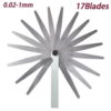 17 Blades Metric Feeler Gauge