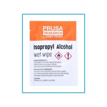 Isopropyl Alcohol Wet Wipe for cleaning 3D Printers
