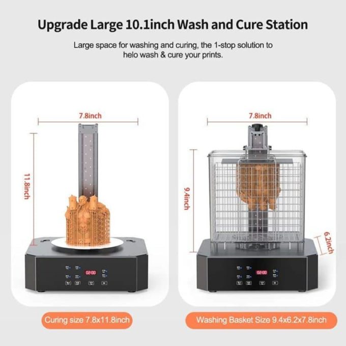 10-Inch station for washing and curing machine by Creality (3D Printing)