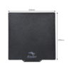 Dimensions PEI Magnetic Flexible Plate (235 mm 235 mm) for Creality 3D Printers.