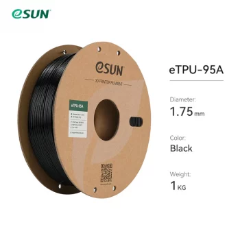 eSUN Flexible TPU 1.75mm 3D Printing Filament - Versatile Filament for 3D Printing