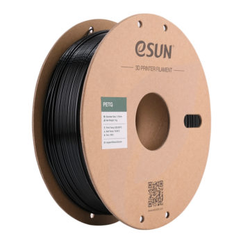 A spool of eSun PETG 1.75mm filament for 3D printing.
