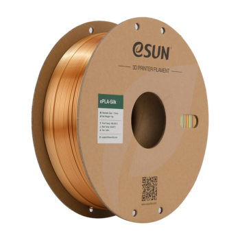 eSun ePLA-Silk Copper 1.75mm Filament: Silk-Like Finish and Metallic Sheen
