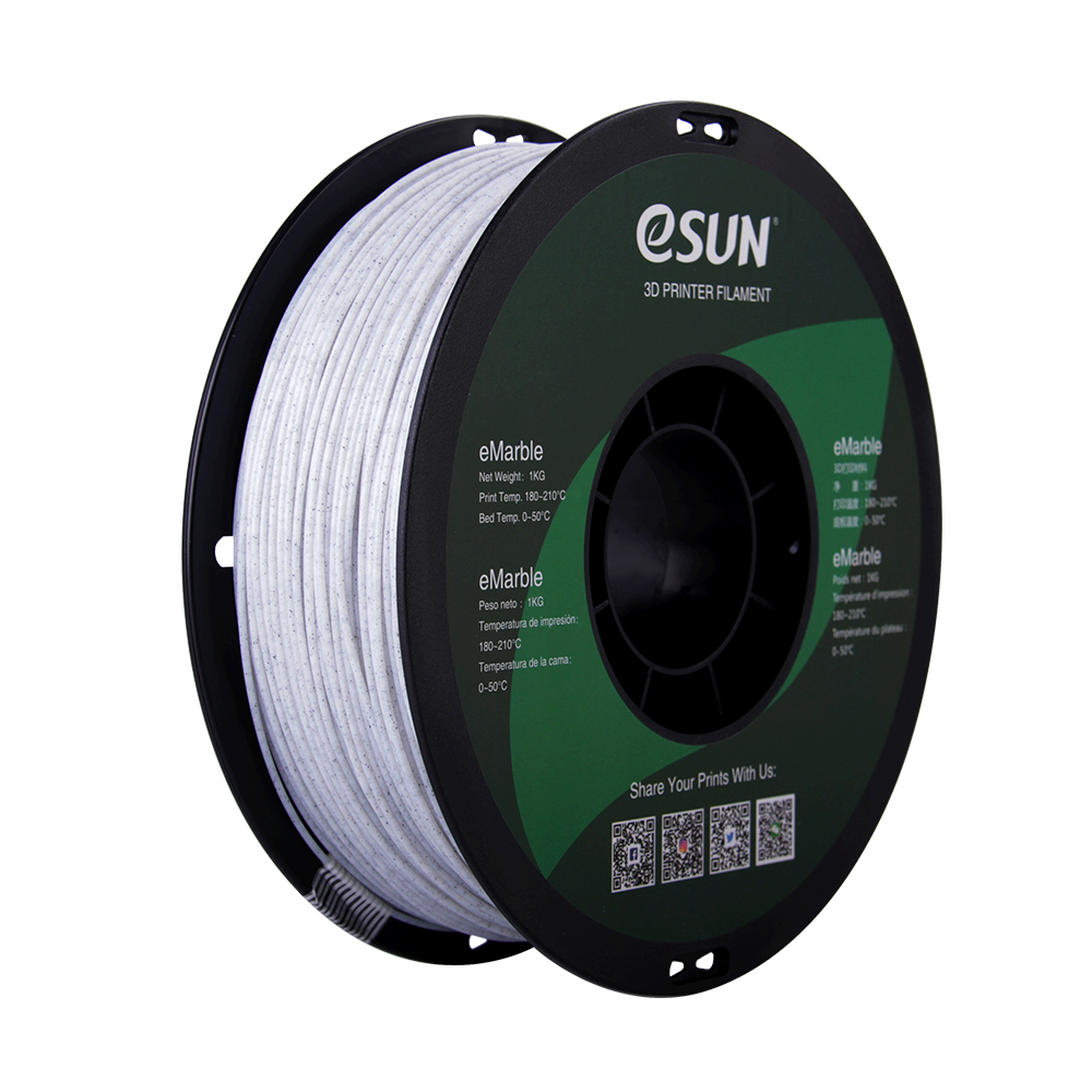 eSun eMarble1.75mm,Grey, 1kg 3D Printing Filament