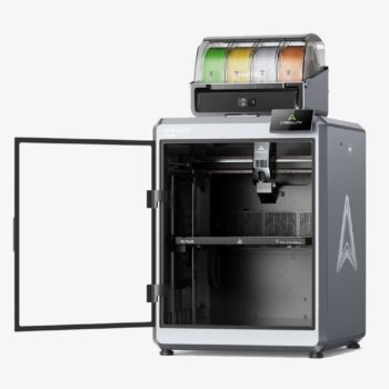 Creality K2 Plus Combo 3D printer with a large build volume and dual-extruder capabilities.