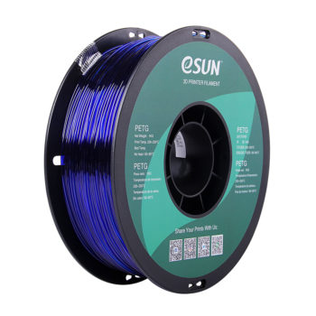 PETG 3D printer filament, 1.75mm diameter, 1kg spool with plastic roll