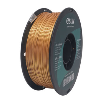 eSUN ePLA-Metal 1.75mm 3D Printing Filament on Plastic Spool – Metallic Finish PLA for Realistic Metal-Like Prints