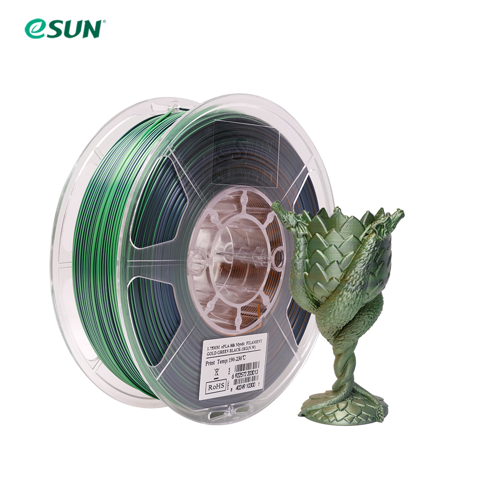 eSUN ePLA-Silk Mystic 1.75mm 1kg 3D Printing Filament, with plastic roll