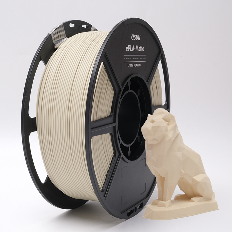 eSUN PLA-Matte 1.75mm 1kg 3D Printing Filament, with plastic roll
