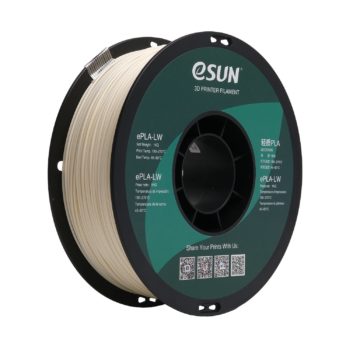 eSUN PLA-LW 1.75mm 1kg lightweight 3D printing filament with plastic spool – ideal for model aircraft and parts